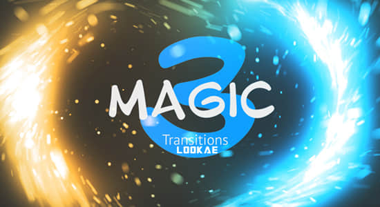 第三套 PR模板-25个唯美漂亮魔法粒子转场过渡预设 Magic Transitions 3