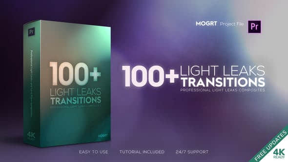 Light Leaks Transitions MOGRT