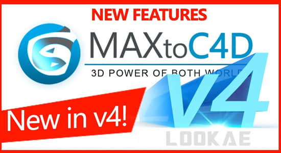 3D Max模型导入C4D插件 MAXtoC4D v5.1 Win版